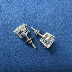 3.Ct Each Round Cut D VVS2 Lab Grown Diamond Engagement Stud Earrings