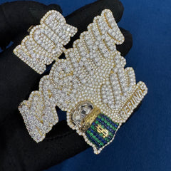 VVS Lab Grown Diamond Custom Name Pendant