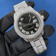 VVS Lab Diamond Watch ,Fully Iced out Watch For Unisex