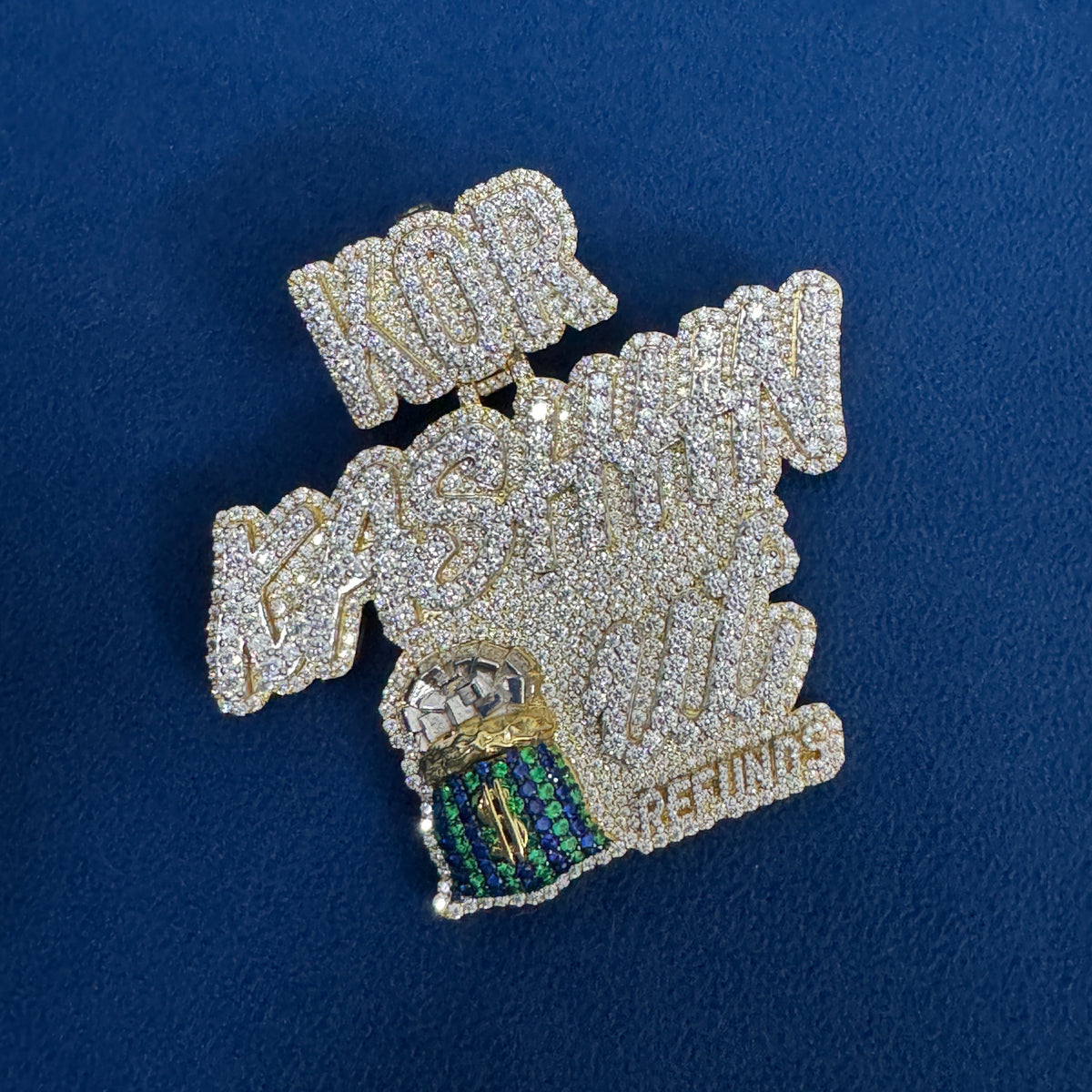 VVS Lab Grown Diamond Custom Name Pendant