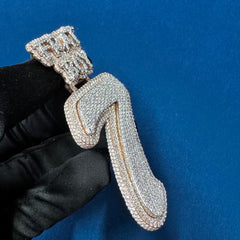 VVS Lab Diamond Custom Iced out Initial Letter Pendant