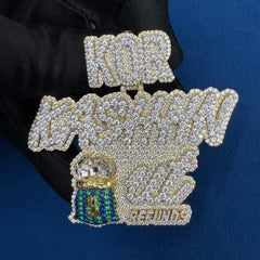 VVS Lab Grown Diamond Custom Name Pendant