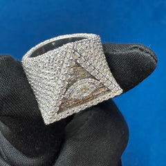 VVS1 Lab Diamond Full Iced Out 925 Sterling Silver Men's Ring