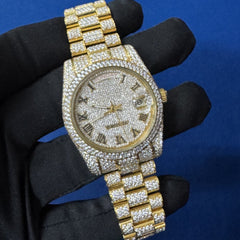 VVS Moissanite Diamond Watch ,Fully Iced out Watch for Women