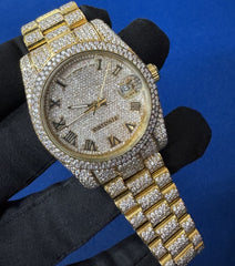 VVS Moissanite Diamond Watch ,Fully Iced out Watch for Women