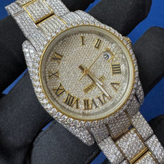 Iced out Hip-Hop Lab Diamond Luxury Watch , Passing Diamond Tester