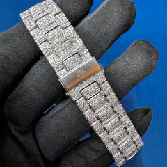 VVS Lab Grown Diamond Watch, 41mm Men's Wrist Watch