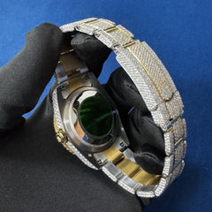 Iced out Hip-Hop Lab Diamond Luxury Watch , Passing Diamond Tester