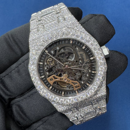 VVS Moissanite Diamond Watch ,Fully Iced out Watch