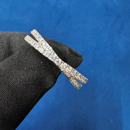 Round Cut Split Shank Wedding Matching Band