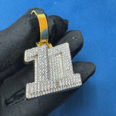 VVS Lab Diamond Custom Letter Pendant