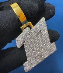VVS Lab Diamond Custom Letter Pendant