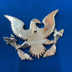 Custom Eagle Pendant 14K Rose Gold Lab Diamond Pendant for men
