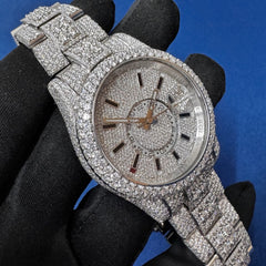 Full Iced Out Lab Grown Diamond Watch For Men