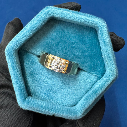 IGI Certified 2.0CT E VS1 Lab Diamond Engagement Ring for men