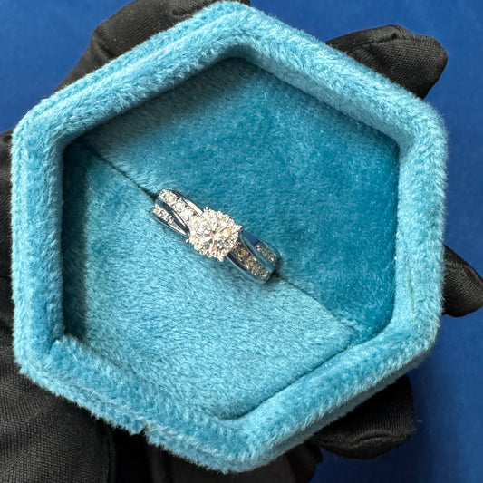 Round Cut 1.0CT E VS1 Lab Diamond Engagement Ring for Women