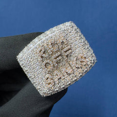 VVS Lab Diamond Customized Champion Ship Ring for Men