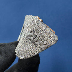 VVS Lab Diamond Customized Champion Ship Ring for Men