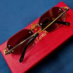 Custom Cartier Diamond Cross Glasses – A Fusion of Luxury and Personalized Elegance