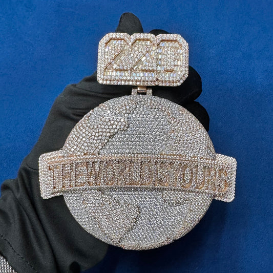 VVS Lab Grown Diamond Custom Logo Pendant