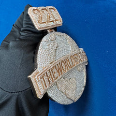 VVS Lab Grown Diamond Custom Logo Pendant