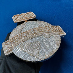 VVS Lab Grown Diamond Custom Logo Pendant