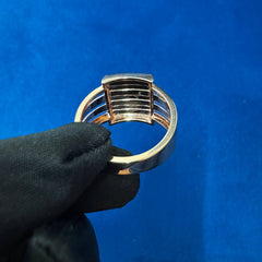 VVS Lab Diamond Engagement Ring For men 14KT Rose Gold Wedding ring