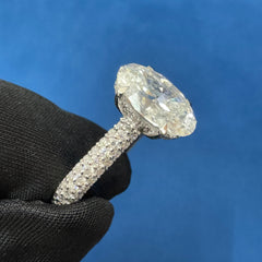 3Ct E VVS Lab Diamond Engagement Ring ,14K Gold Wedding anniversary ring