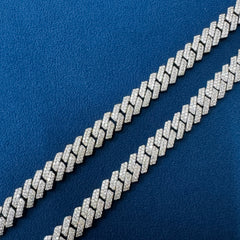 10mm VVS Lab Diamond Custom Lock Miami Cuban link Chain