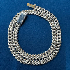 10mm VVS Lab Diamond Custom Lock Miami Cuban link Chain