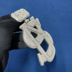 VVS Lab Diamond Custom Name Pendant