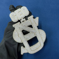 VVS Lab Diamond Custom Name Pendant