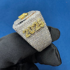 VVS Moissanite Diamond Customized Champion Ship Ring for Men