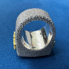 VVS Moissanite Diamond Customized Champion Ship Ring for Men