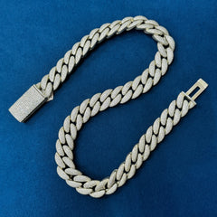 20mm Ice Out Moissanite Diamond Miami Cuban Necklace