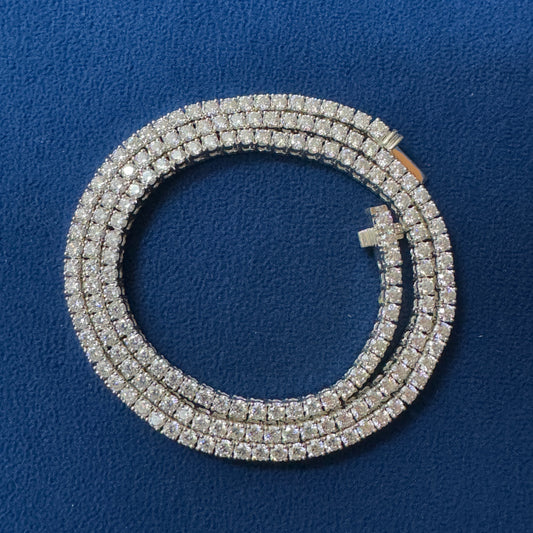 3 mm VVS Lab Grown Diamond Tennis Chain Unisex
