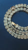 8.5mm 925 Sterling Silver 18KT Gold Plated Necklace , Hip Hop Style Moissanite Tennis Necklace