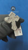 Lab Grown Diamond Cross Ring, 18K White Gold Jesus Cross Ring For Unisex