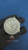 41MM VVS Lab Grown Diamond Black Silicon Band Watch