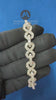 10K White Gold VVS Lab Diamond Infinity Link Bracelet