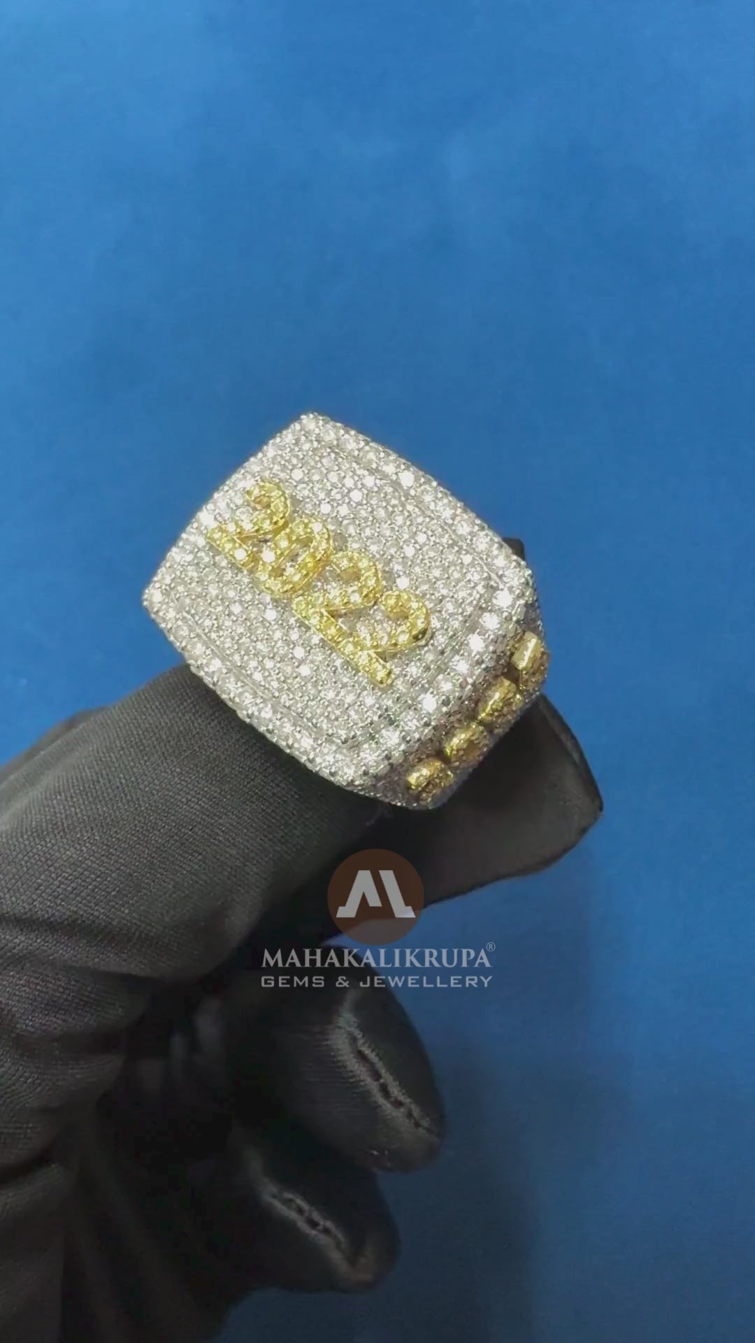 VVS Moissanite Diamond Customized Champion Ship Ring for Men