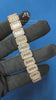 Luxurious Baguette & Round Cut Diamonds 14K Rose Gold Unisex Bracelet