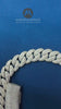 16mm Ice Out Lab Grown Diamond 10K White Gold Custom Miami Cuban Necklace