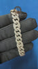 10 MM Iced Out Round Moissanite Miami Cuban Link Bracelets for Men